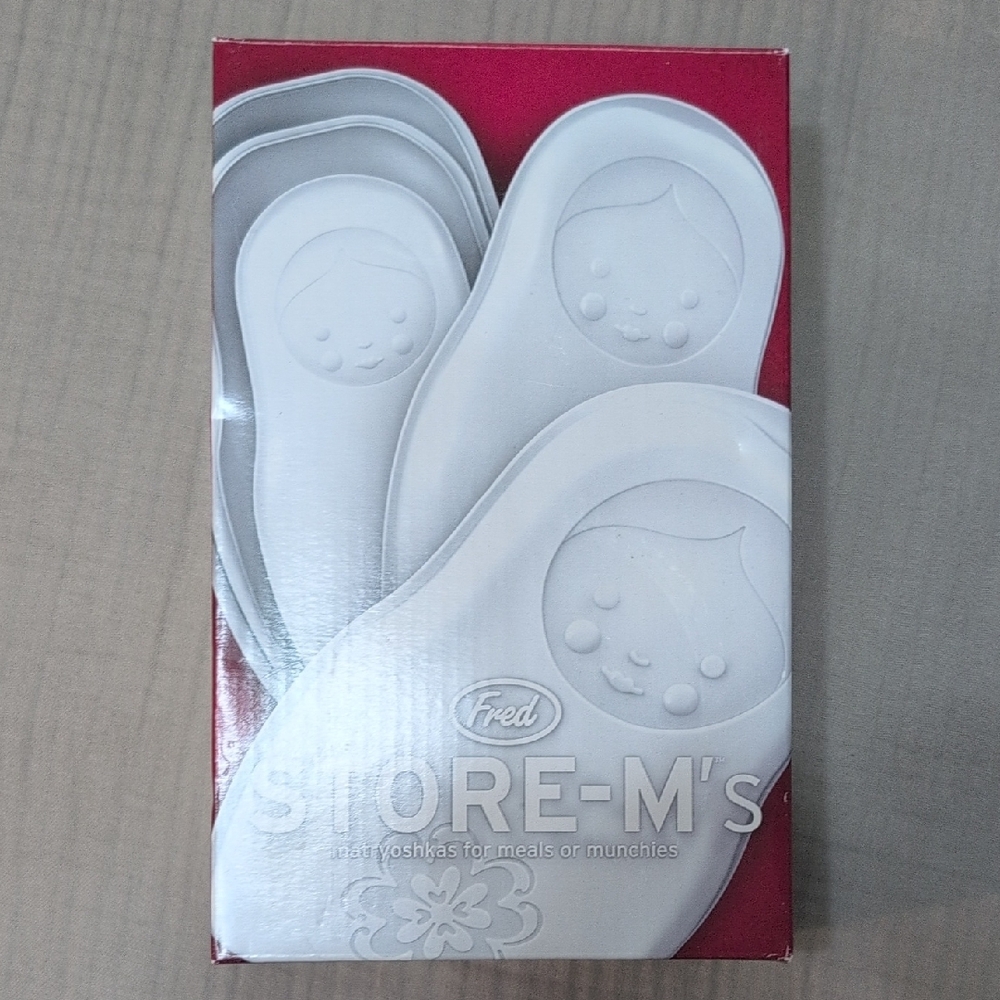 Fred Store-M's White Matryoshka Containers